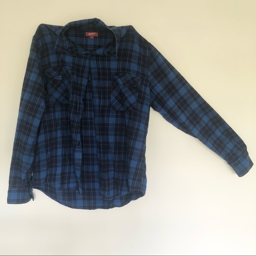 great condition blue flannel